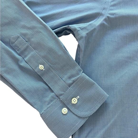 Brooks Brothers Regent Regular-Fit Dress Shirt Non-Iron Button-Down Blue 16.5 - Picture 9 of 10